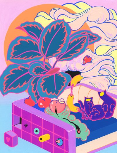 Two Bodies Orbit, 2019 by Kam Tsz