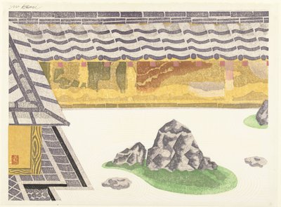 Rock Garden of the Ryoanji by Kamei Tôbei