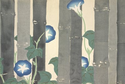 Asagao, from Momoyo-Gusa by Kamisaka Sekka