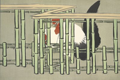 Chabo, from Momoyo-Gusa by Kamisaka Sekka