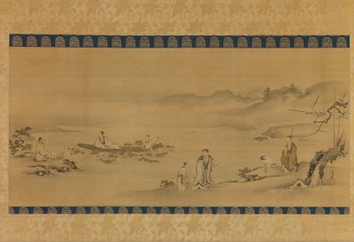 Four Admirers, late 17th-early 18th century by Kanô Yôboku Tsunenobu
