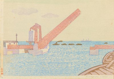 Shibaura Drawbridge by Kanenori Suwa