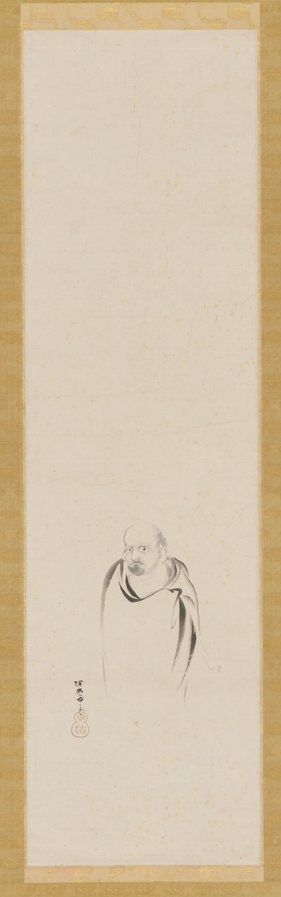 Bodhidharma by Kanō Tan’yū