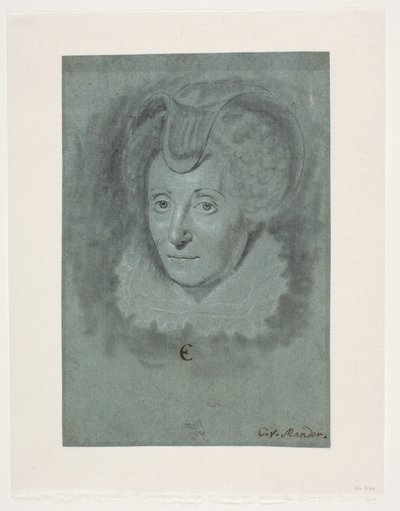 Portrait of a Lady. Louise de Coligny by Karel van III Mander