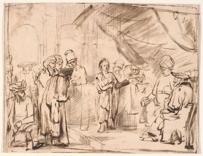 The Twelve-Year-Old Jesus in the Temple by Karel van Savoy