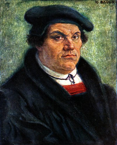Martin Luther by Karl by Karl Bauer