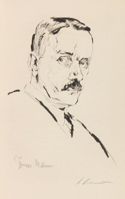 Portrait of Thomas Mann 1875-1955 by Karl Dannemann