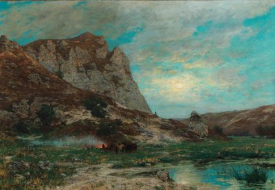 Soldiers at Rest by Carl Friedrich Lessing