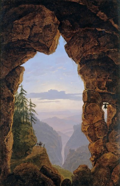 Gate in the Rocks, 1818 by Karl Friedrich Schinkel