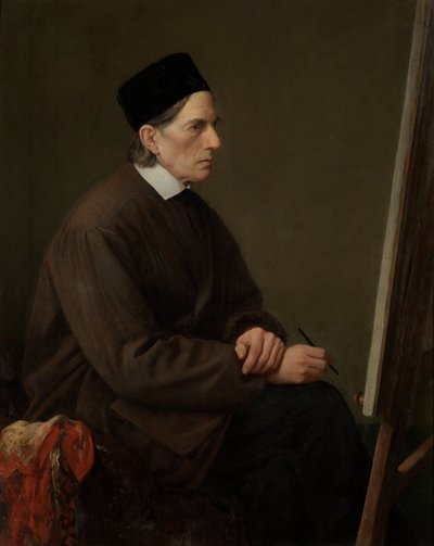 The Painter Johann Friedrich Overbeck by Karl Hoffmann
