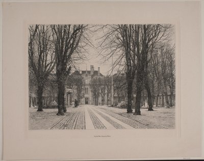 The Green Courtyard in Frederiks Hospital by Karl Jensen