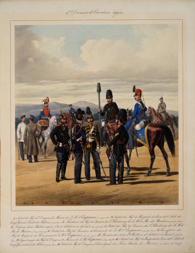 First Light Cavalry Division, 1867 by Karl Karlovich Piratsky