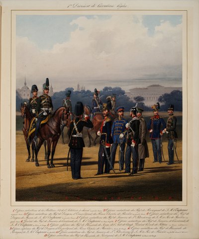 First Light Cavalry Division, 1867 by Karl Karlovich Piratsky