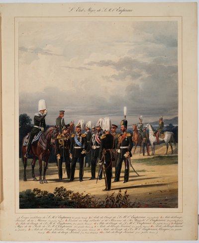 The Russian General Staff, 1867 by Karl Karlovich Piratsky