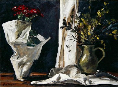 Still Life with Catkins by Karl Leyhausen