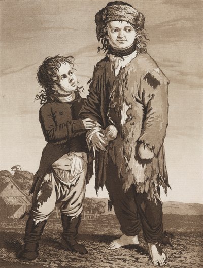 The Young Beggars by Karl Ludwig Bernhard Buchhorn