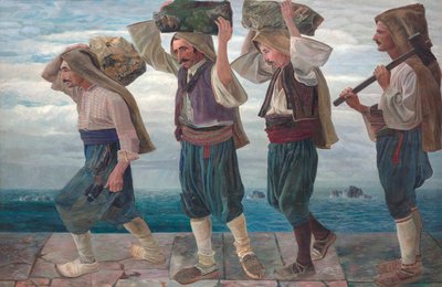 The Stone Carriers of Ragusa by Karl Mediz