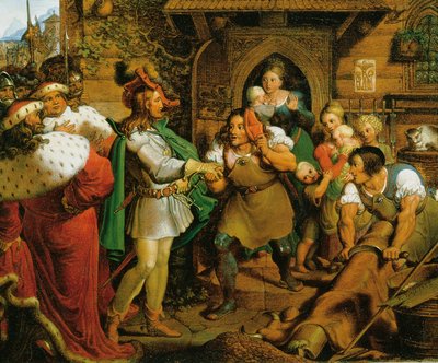 Emperor Maximilian I Visits the Craftsmen by Karl Russ