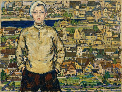 Boy in the Landscape by Karl Suschnik
