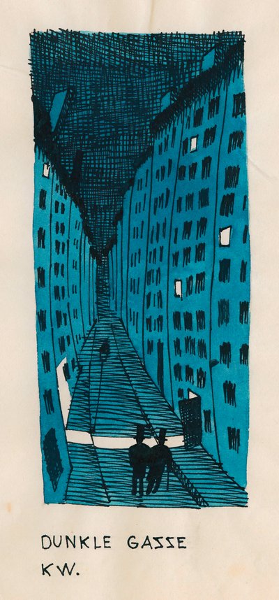 Dark Alley, c.1922 by Karl Wiener