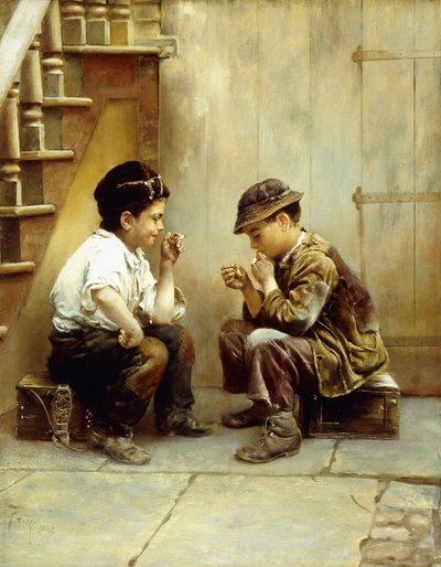 Their First Smoke by Karl Witkowski