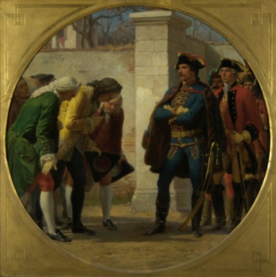 The Raid on Berlin 1757 by Karl von Blaas