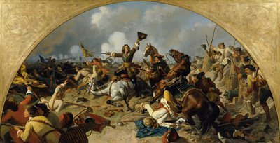 The Battle of Turin 1706 by Karl von Blaas