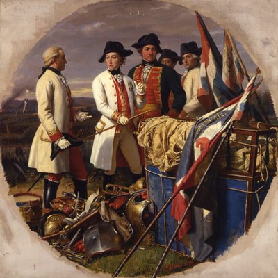 The Battle of Würzburg 1796 by Karl von Blaas