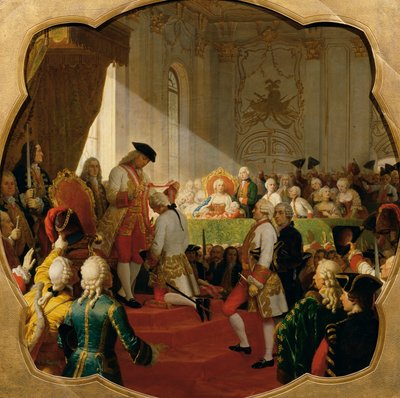 First Promotion to the Military Maria Theresa Order 1758 by Karl von Blaas
