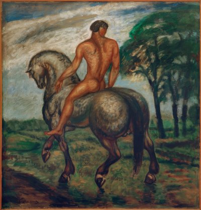 Morning Rider (Lonely Rider) by Karoly Kernstok