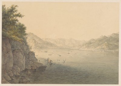 Varenna on Lake Como by Karoly Lajos Libay