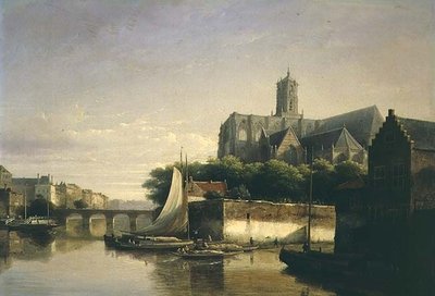 A Town on a River by Kaspar Karsen