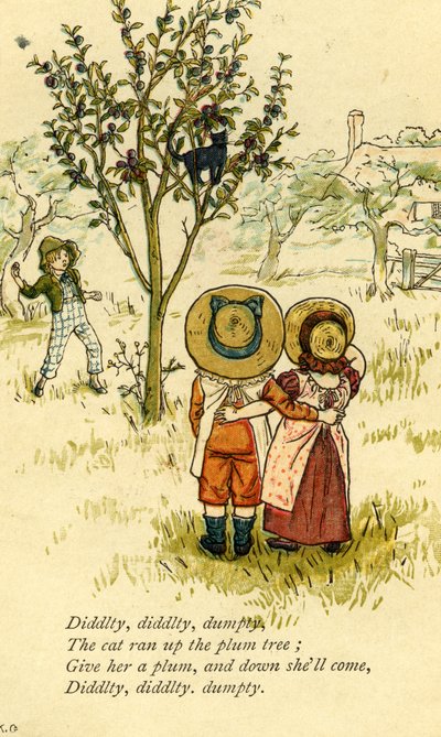 Diddlty Diddlty Dumpty Nursery by Kate Greenaway