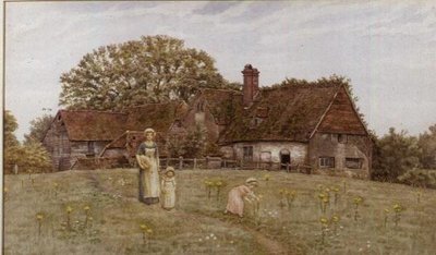 Gathering Spring Flowers by Kate Greenaway
