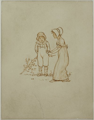 Little Boy and Girl by Kate Greenaway