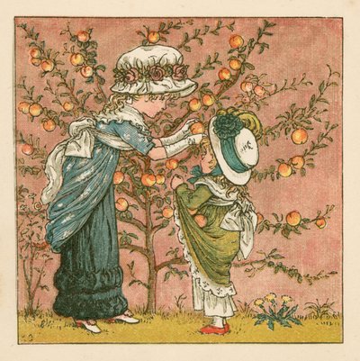 Picking Peaches by Kate Greenaway