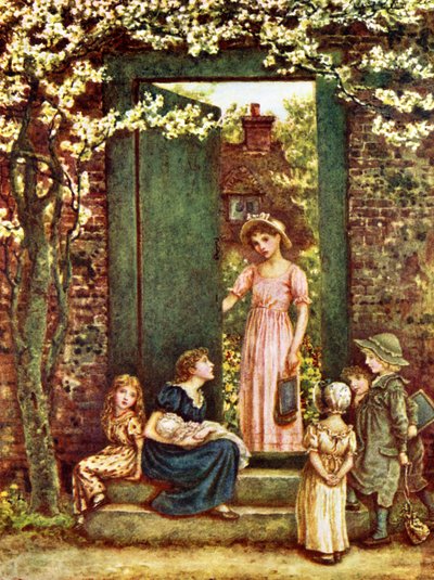 The Open Door by Kate Greenaway by Kate Greenaway