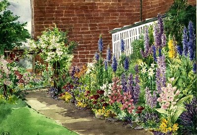 The Flower Border by Kate Rogers