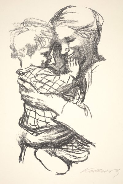 Mother with Child in Her Arms by Käthe Kollwitz
