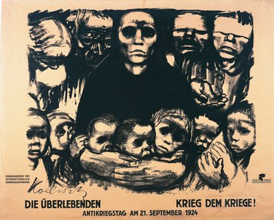 Poster for Antiwar Day by Käthe Kollwitz