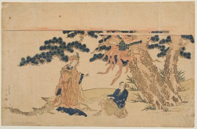 The Feather Robe (Hagoromo) by Katsukawa Shunsen