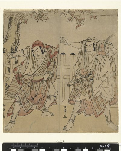 Actors Otani Hiroji III and Otani Tomoemon by Katsukawa Shunsho