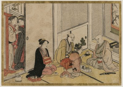 Interior Scene by Katsukawa Shunsho