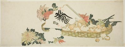 An Autumn Gift by Katsushika Hokusai