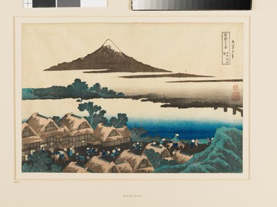 Dawn at Isawa in Kai Province by Katsushika Hokusai