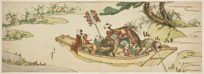 Ferry Boat by Katsushika Hokusai