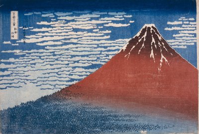 Fine Wind, Clear Morning (Gaifū kaisei) by Katsushika Hokusai