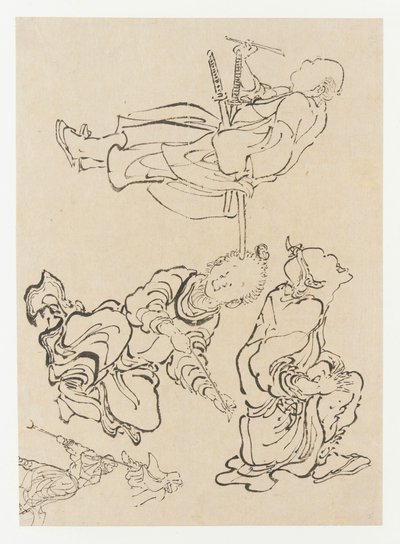 Miscellaneous Figures by Katsushika Hokusai