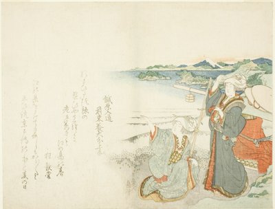 Pilgrimage to Enoshima by Katsushika Hokusai