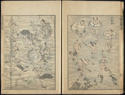 Sketchbook, 1816 by Katsushika Hokusai